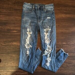 American eagle ripped jeans